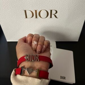 Dior Red Leather Strap Valentine’s Day’s Chinese New Years gifts